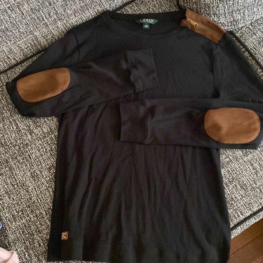 ⭐️BNWOT⭐️ LAUREN Ralph Lauren ‘Riding’ Style Black Long Sleeve